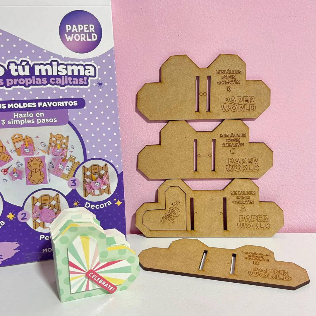 MOLDES PAPER WORLD - CAJITAS A MANO