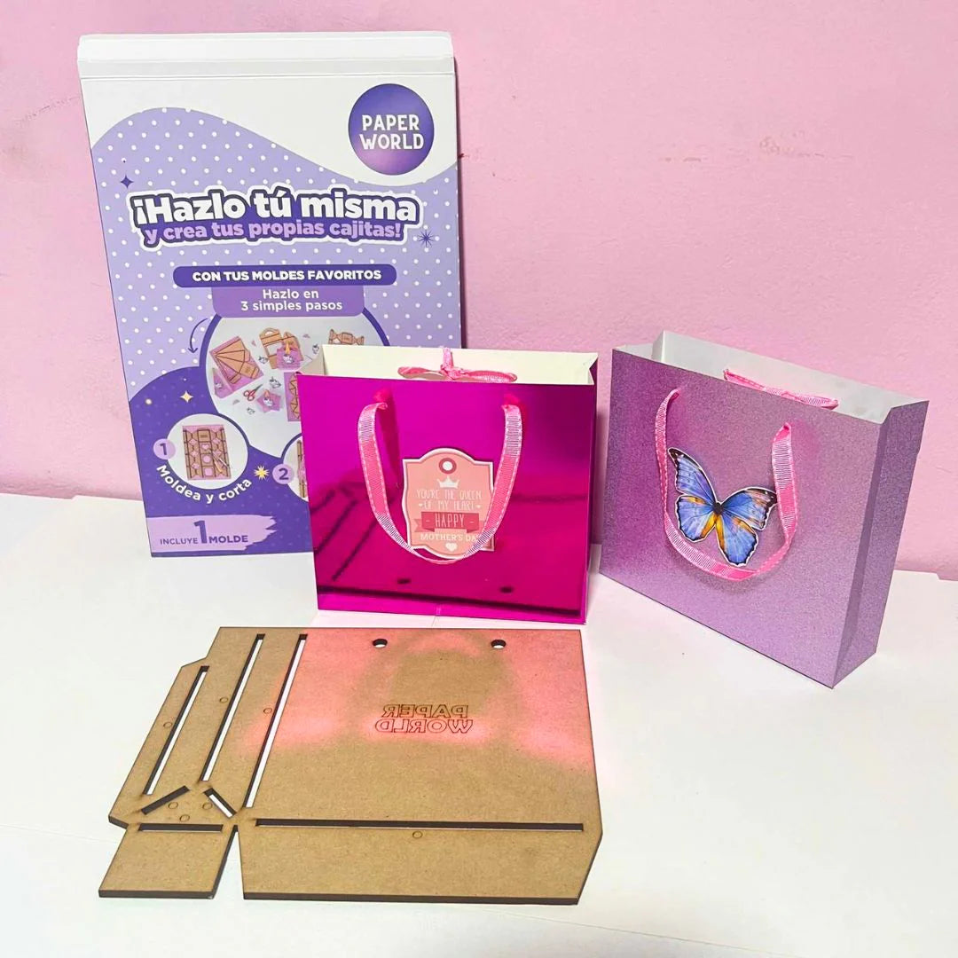 MOLDES PAPER WORLD - CAJITAS A MANO