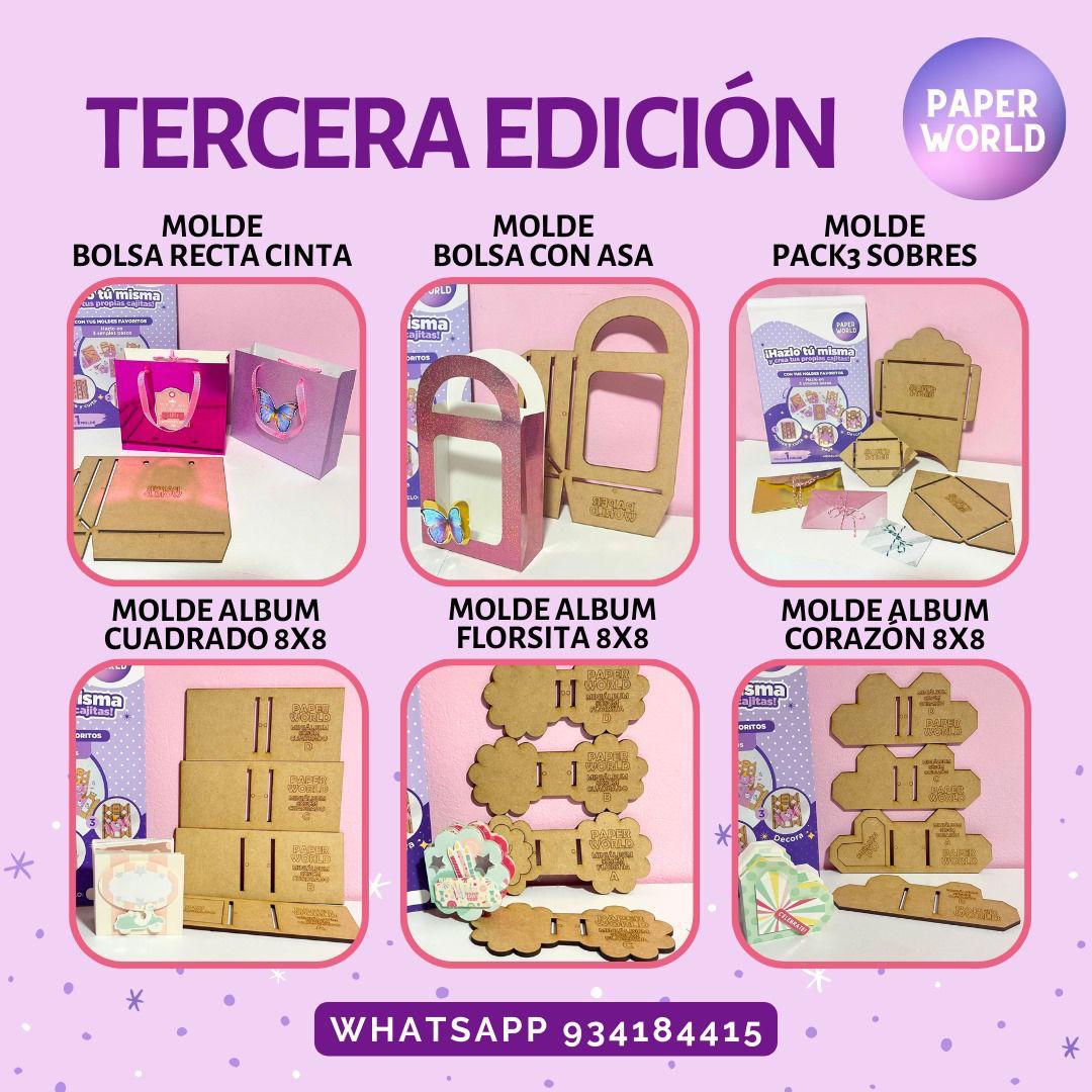 MOLDES PAPER WORLD - CAJITAS A MANO