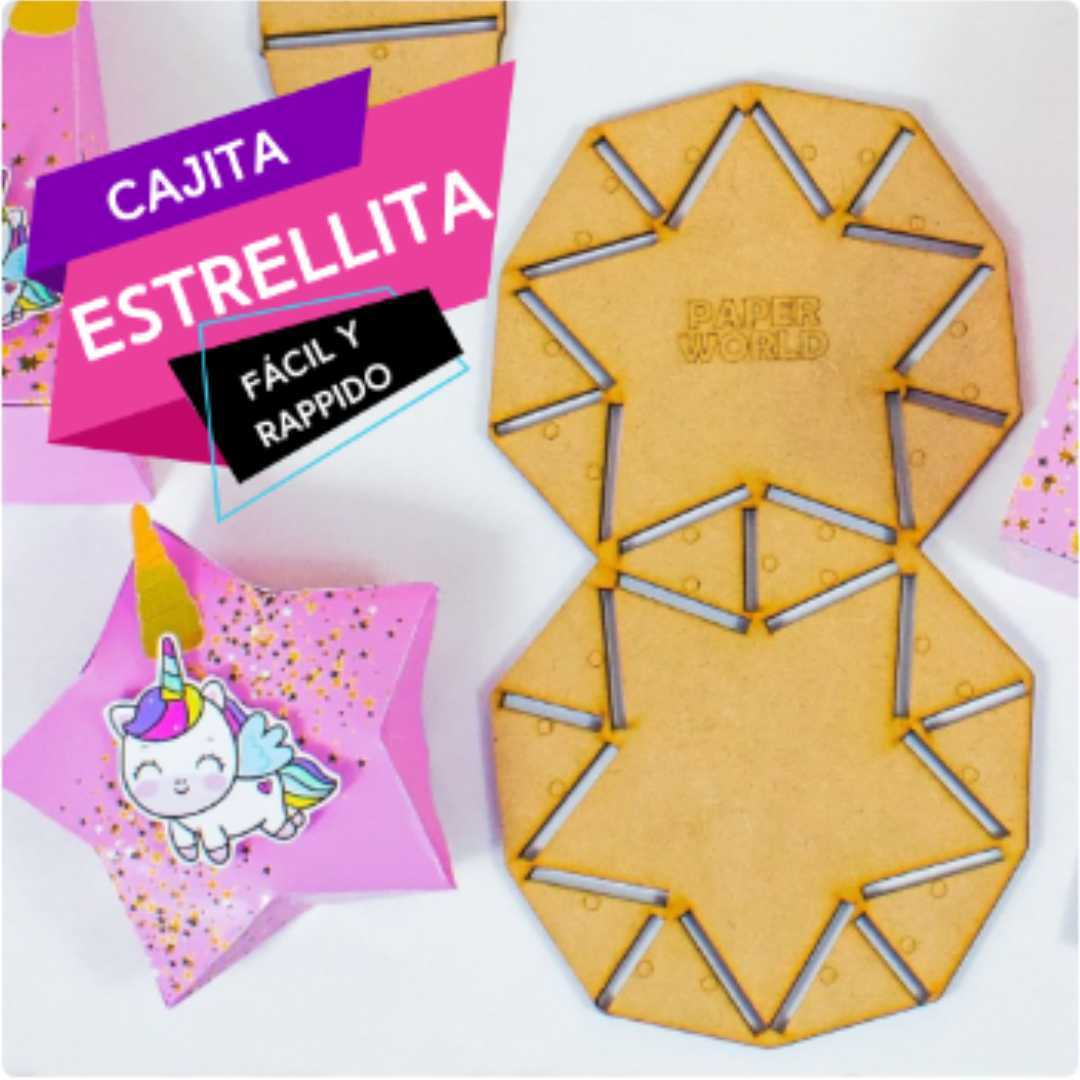 MOLDES PAPER WORLD - CAJITAS A MANO