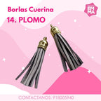 Borlas de cuerina Paq. 5 unidades