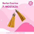 Borlas de cuerina Paq. 5 unidades