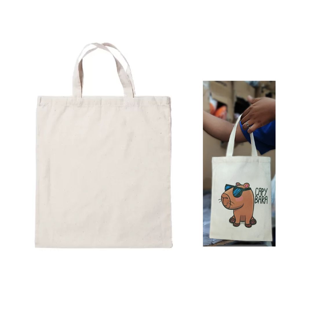 Bolsa de tocuyo sublimable 25x35