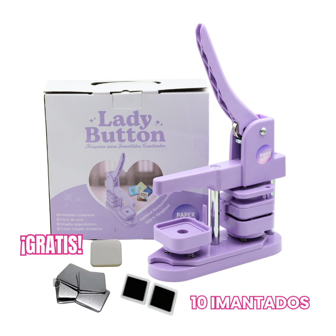 Lady Button Cuadrada