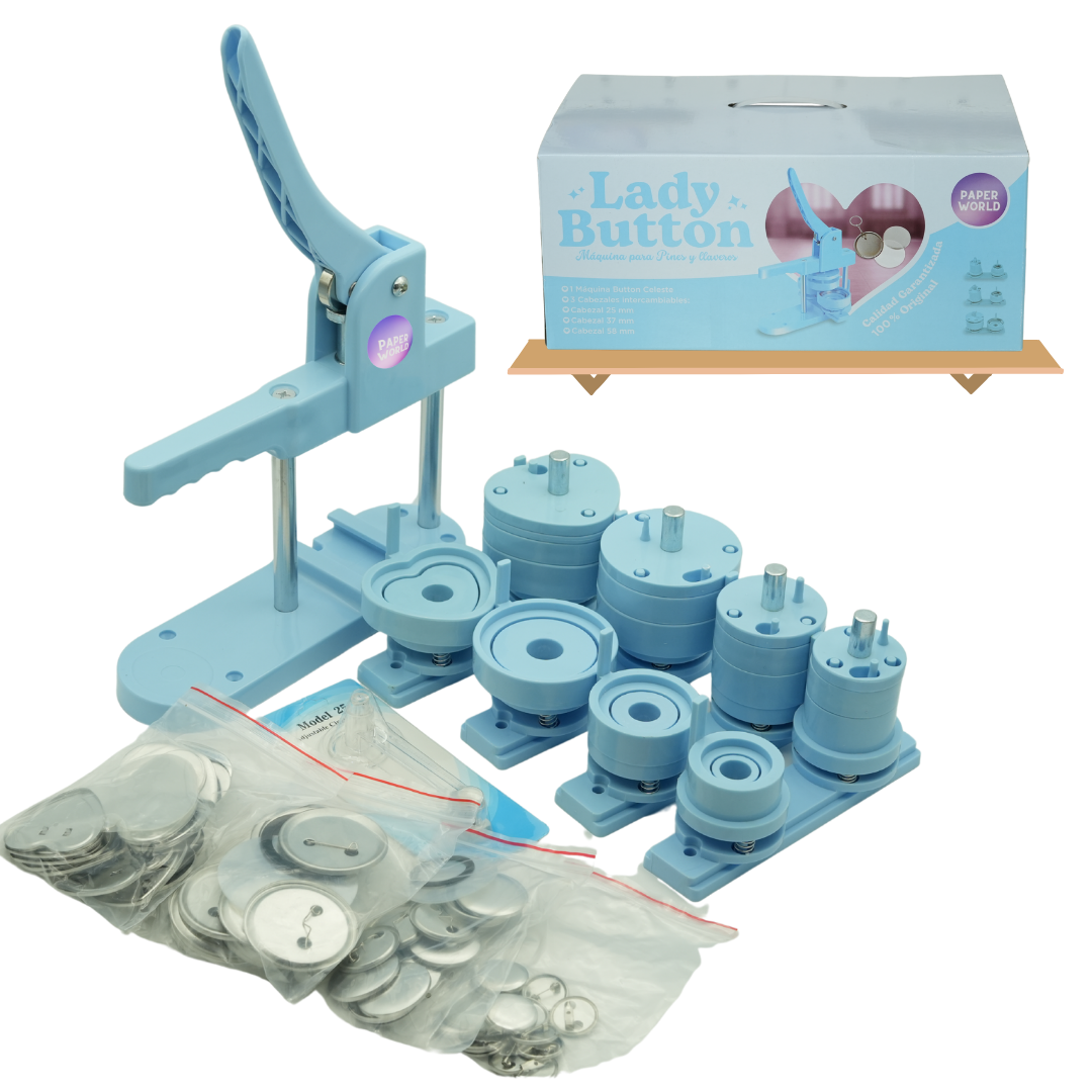 Lady Button - Máquina de llaveros