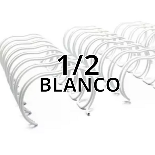 ANILLO DOBLE RING 1/2 - 2 UNID BLANCO