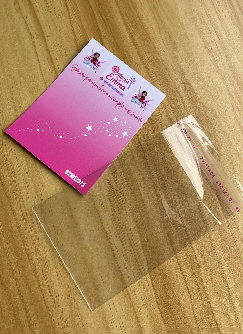 Bolsita pega pega para pines - 100 unid