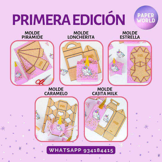 MOLDES PAPER WORLD - CAJITAS A MANO