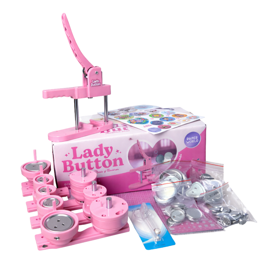 Lady Button - Máquina de llaveros