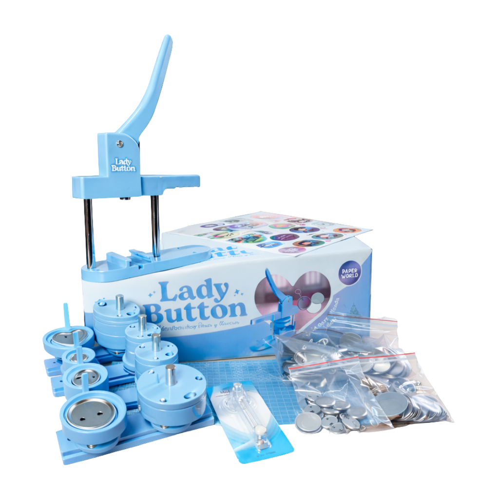 Lady Button - Máquina de llaveros