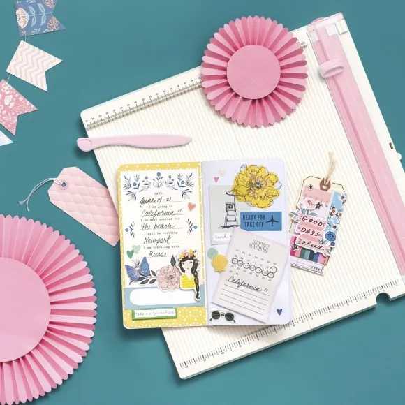 Guillotina Plegadora Rosada - We R Memory Keepers