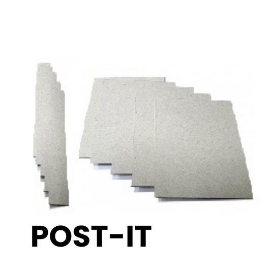 CARTON GRIS POST IT 8.5X8.5 CM PAQ. 20 UNIDADES