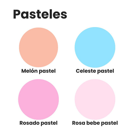 Vinil Adhesivo Pasteles 30 cm x 1m