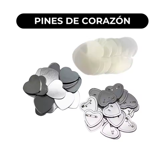 Insumo Pin de Corazon x 10 und