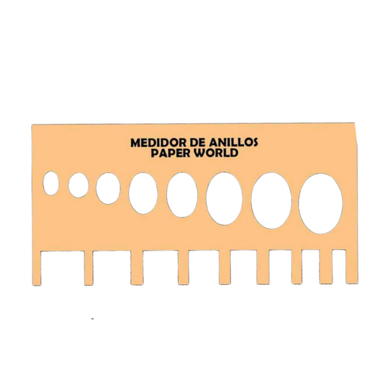 MEDIDOR DE ANILLOS MDF 4MM