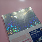 VINIL IMPRIMIBLE HOLOGRAFICO A4 X 10 UND