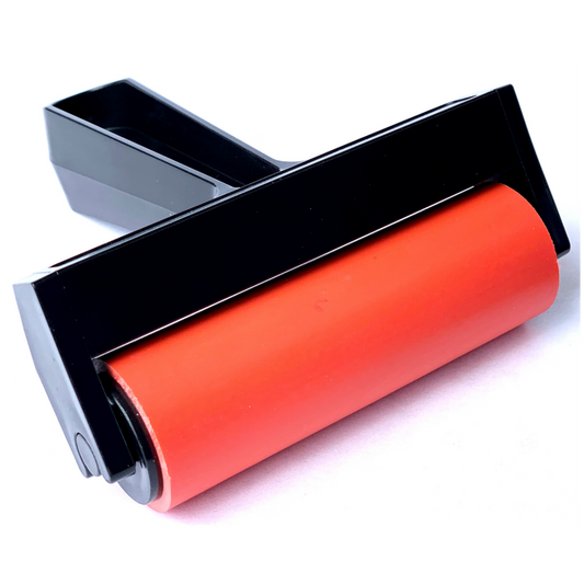 RODILLO DURO ROJO 10CM