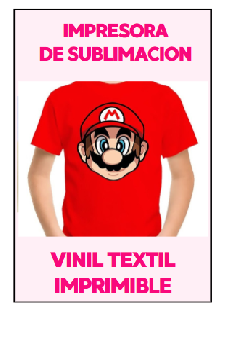 Vinil Textil Imprimible Para Sublimación A4 X 4 Unid