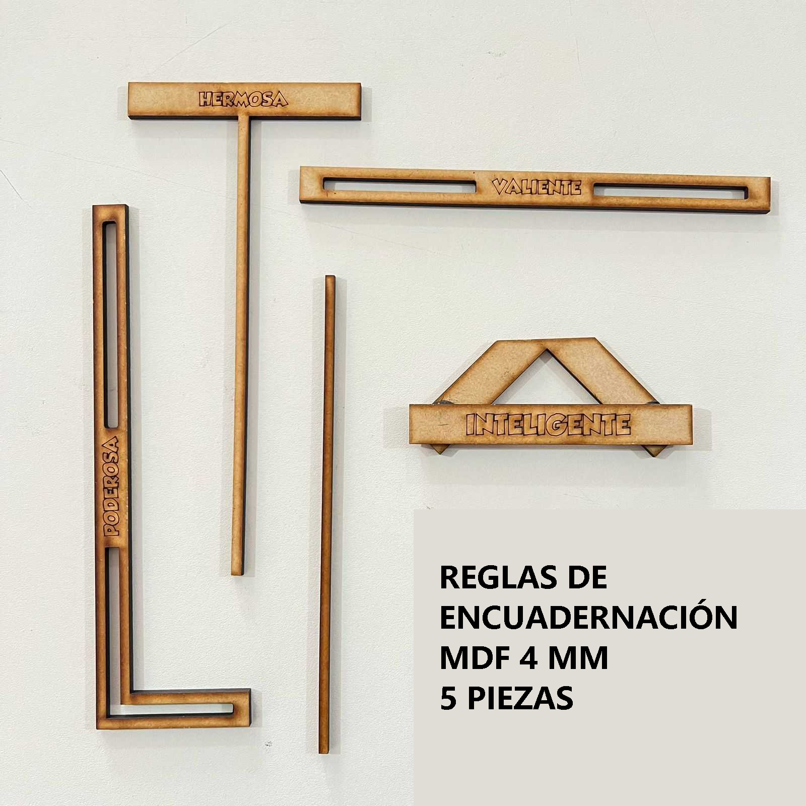 REGLAS DE ENCUADERNACION MDF