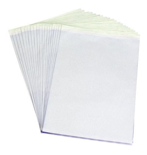 PAPEL TATUAJE TRANSPARENTE A4 X 5UND